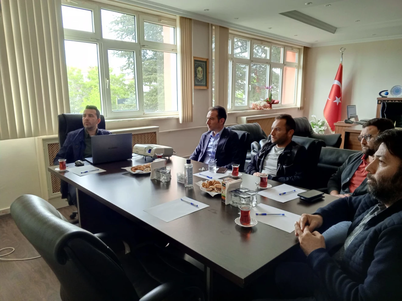 İlçe Tarım Müdürlüğü ile Yürütülen Proje Toplantısı Gerçekleştirildi